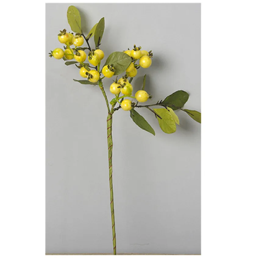 Искусственные фруктовые украшения из 2 головок в стиле граната свадебные для