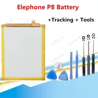 100 original elephone p8 3600mah battery elephonep8 smartphone replacement mobile phonestracking tools