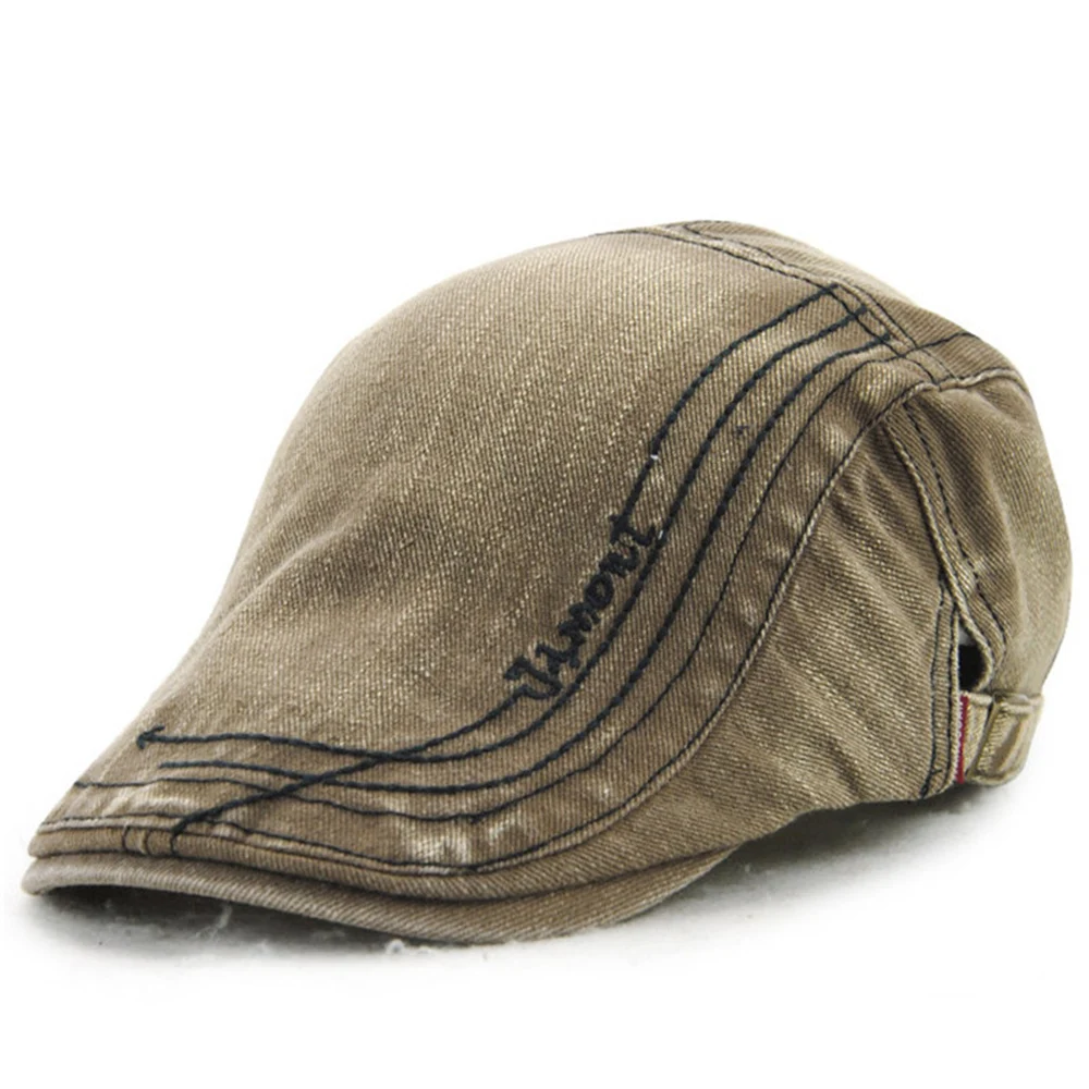 2021 винтажная хлопковая кепка газетчика мужские повседневные регулируемые кепки