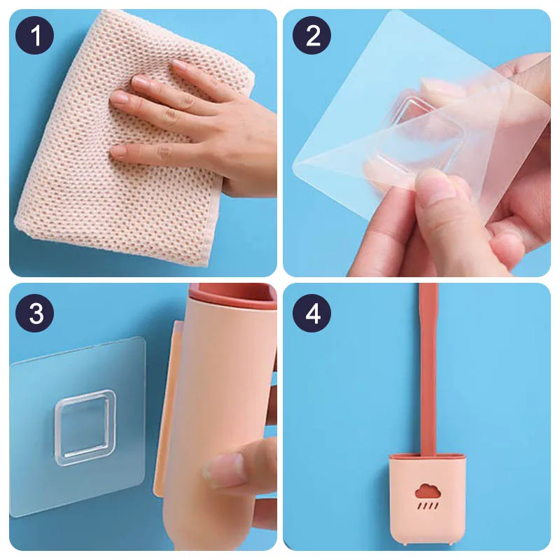 

1PC Toilet Brush Water Leak Proof With base Silicone Wc Flat Head Flexible Soft Bristles Brush with Quick Drying Holder Set