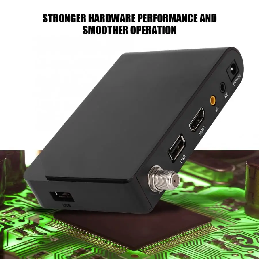 Цифровой спутниковый ТВ приемник V8 HD декодер 1080P встроенный Wi Fi