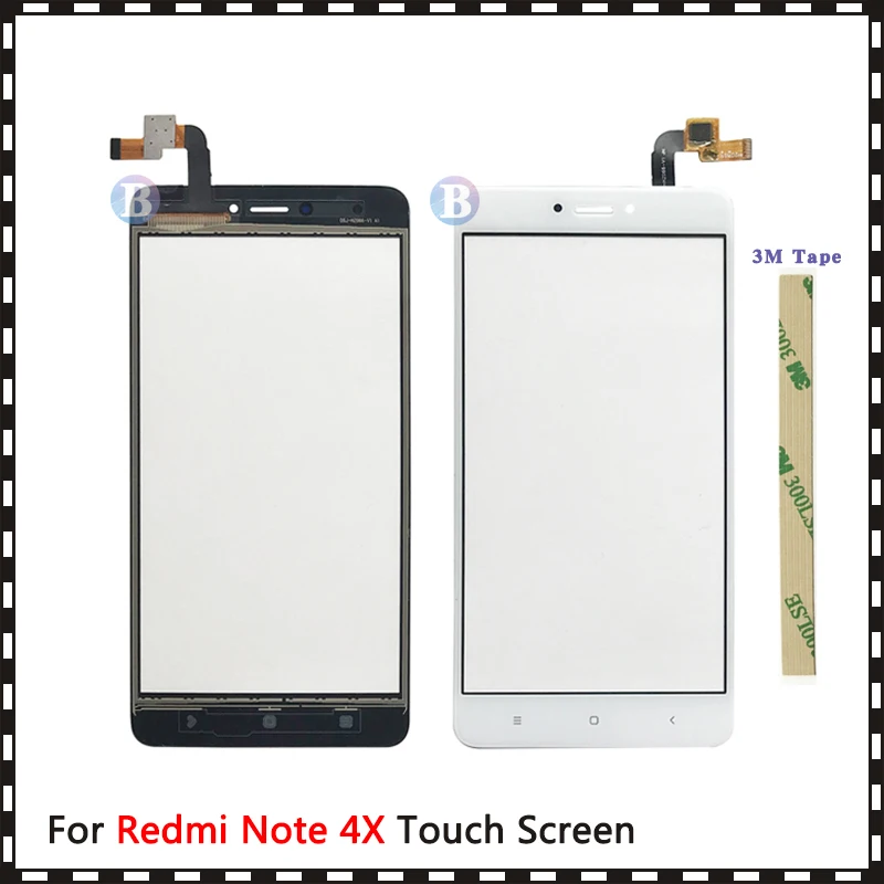 Высококачественный сенсорный экран для Xiaomi Redmi Note 1 2 3 4 4X дигитайзер сенсор