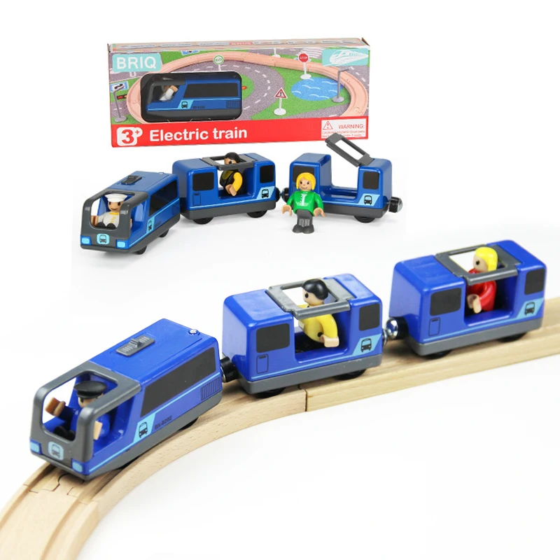 Комбинация электрического магнитного локомотива и синего поезда совместимый с