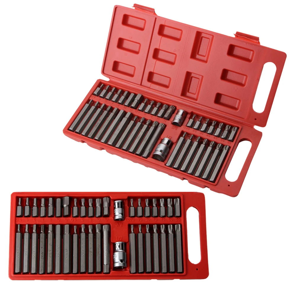

Насадки для отвертки Torx, шестигранные шлицевые бытовые головка электрической отвёртки, держатели для наконечников, 40 шт.