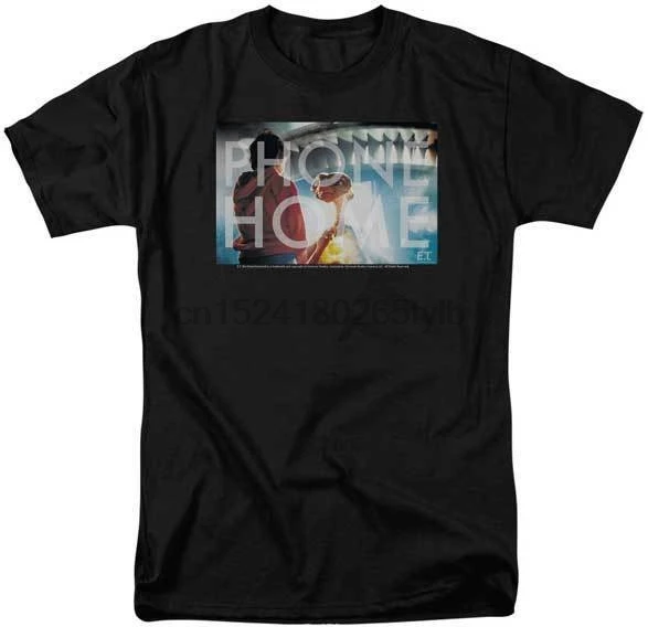 E. Дополнительный наземный фильм E.T. Светящаяся Домашняя футболка для взрослых с