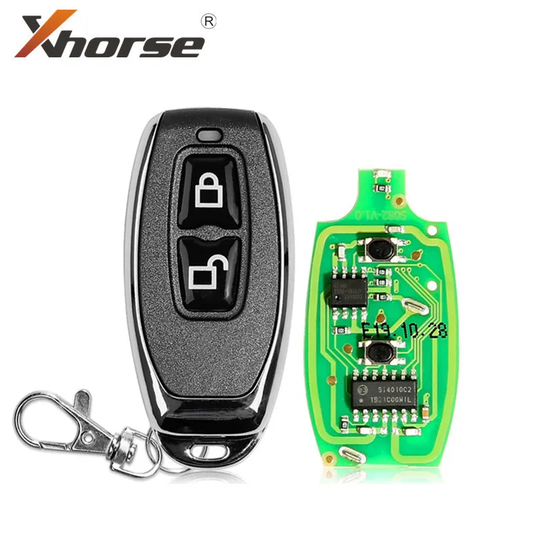 

Xhorse XKGD12EN Garage Wire Universal Remote Key Fob 2 Button for VVDI Key Tool 1Piece