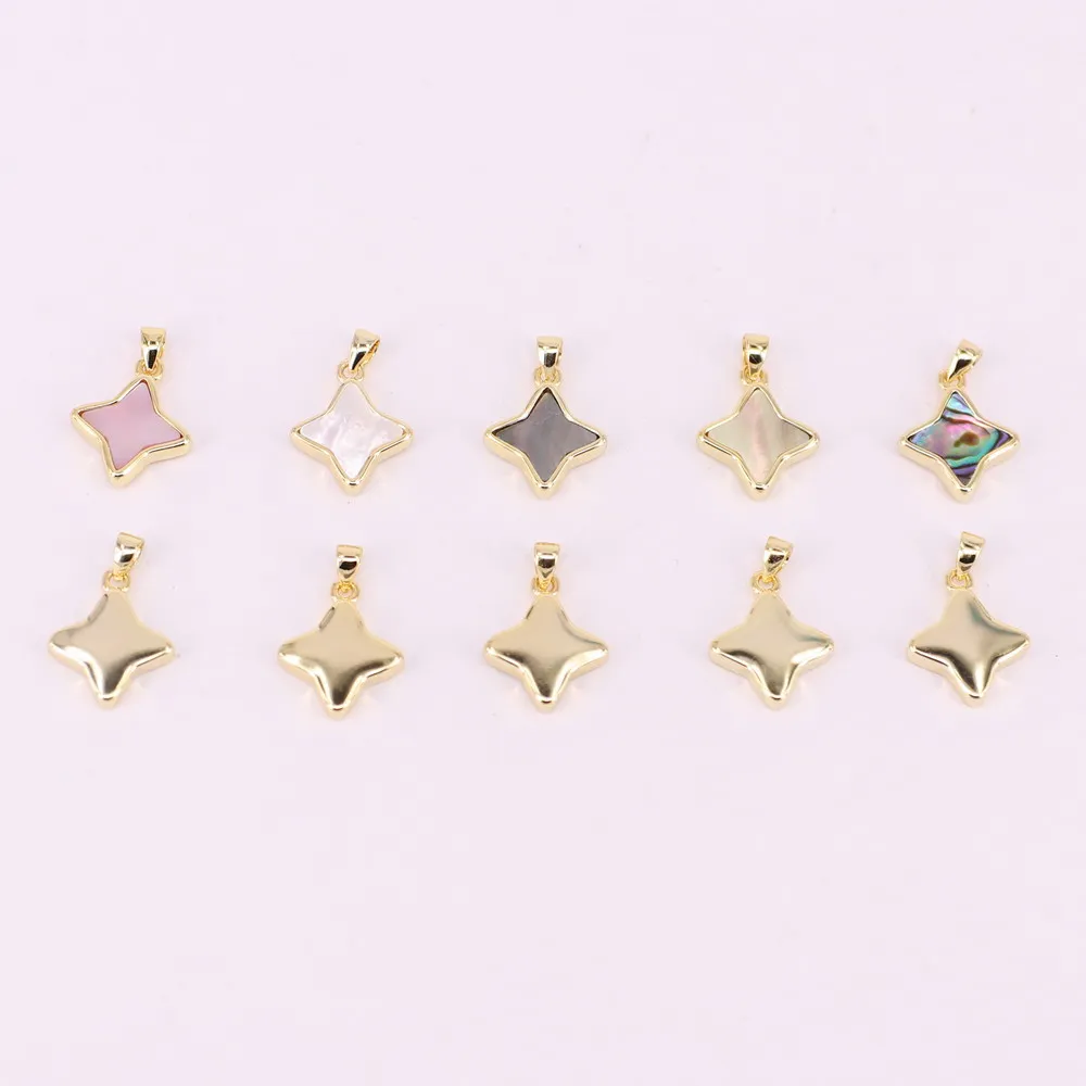 Подвеска в виде звезды 13x19 мм с украшением швабры высококачественная