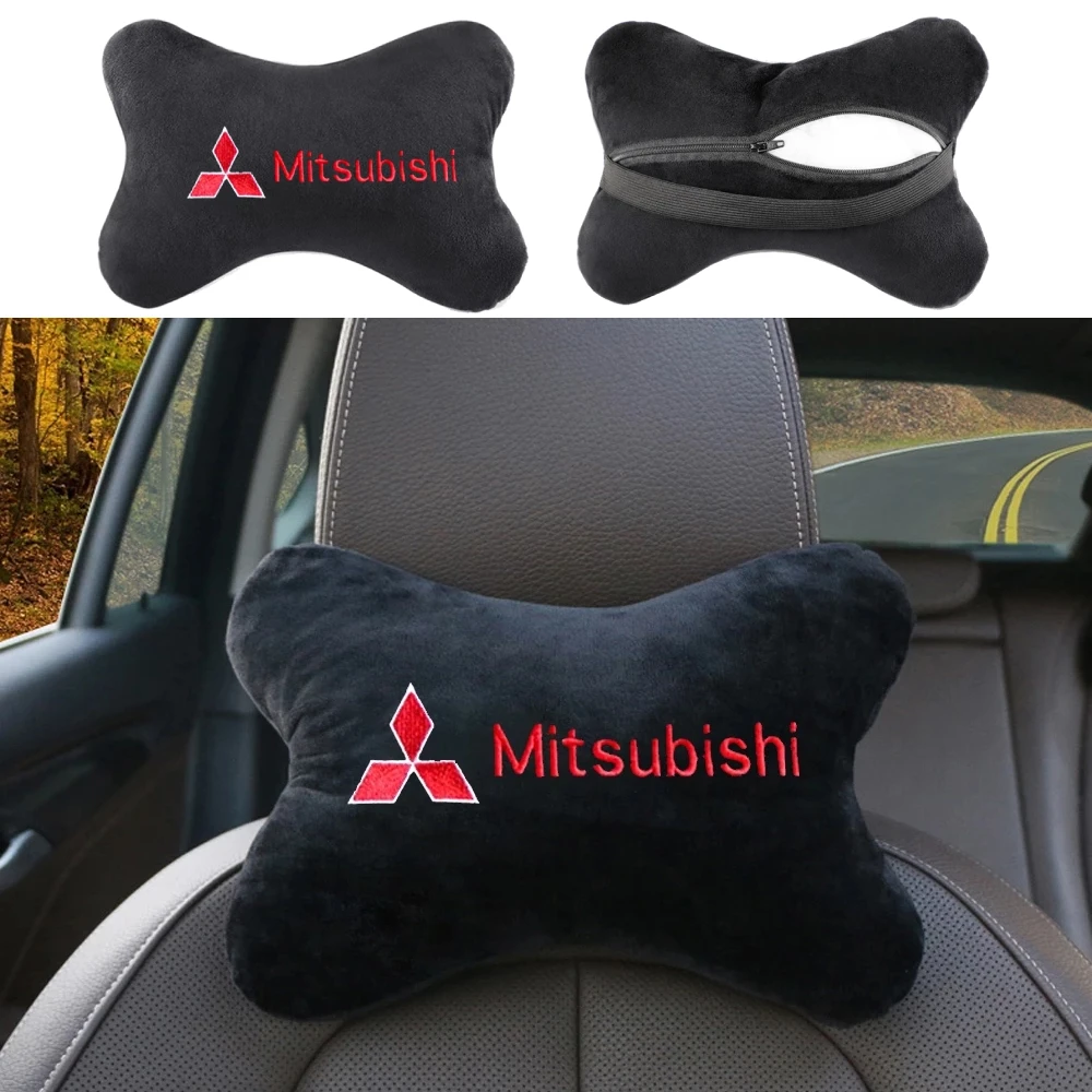 

Car Cotton Headrest Soft Neck Head Protector Backrest Pillow For Mitsubishi Ralliart Lancer 9 10 Asx Outlander 3 Pajero Sport