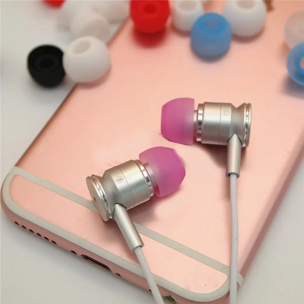 

4.5mm In-ear Bowl Type Silicone Earphones Ear Caps Soft Headphone Cover Silicone Earplugs Headset Cover