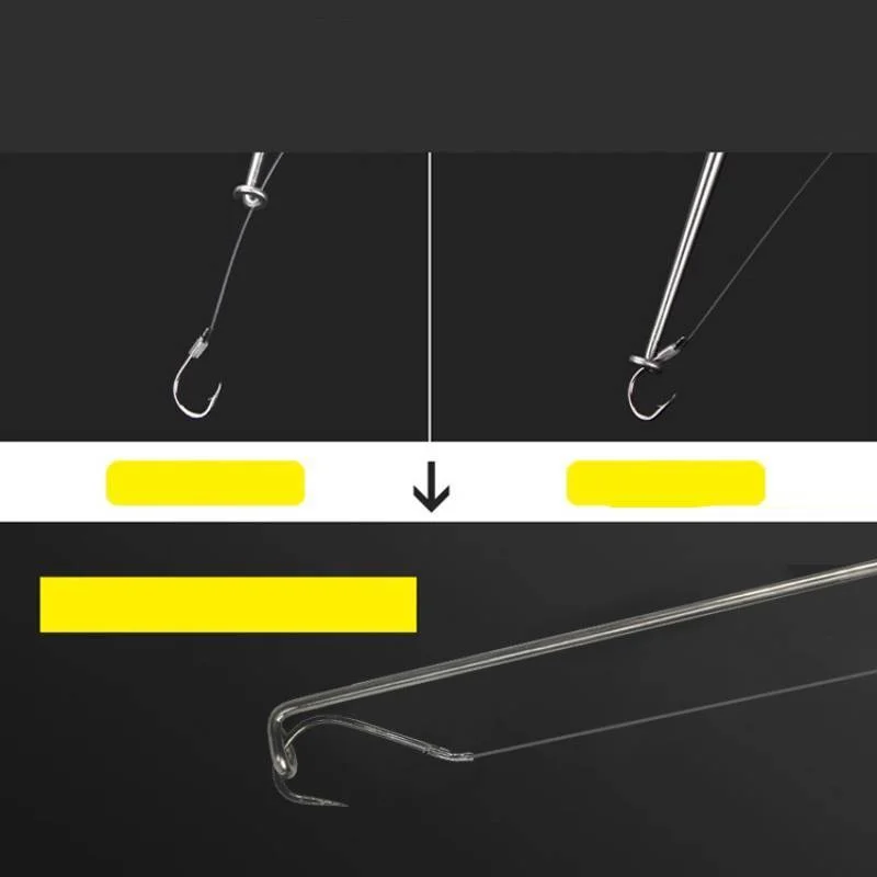 Stainless Steel Safety Extractor Fishing Hook Detacher Remover Rapid Decoupling Device for Fishing Tools Portable Fishing Tackle