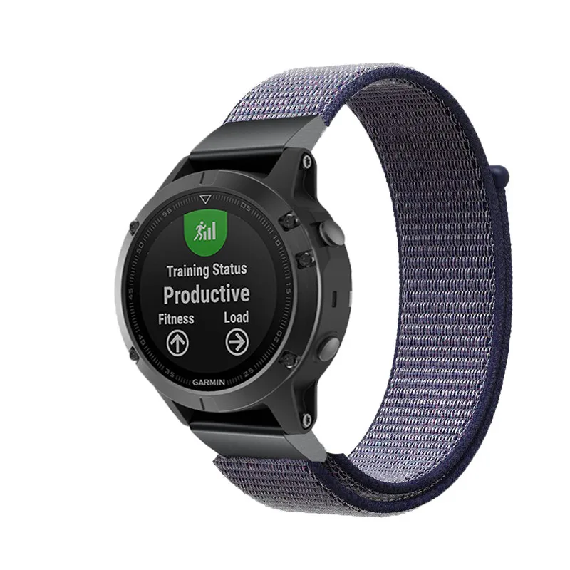 26 22 20 мм нейлоновый ремешок для часов для наручных gps-часов Garmin Fenix 5x, 5, 5S плюс 3 3HR D2 S60 выпуск Quick fit Браслет ремешок для часов для Forerunner 935 945