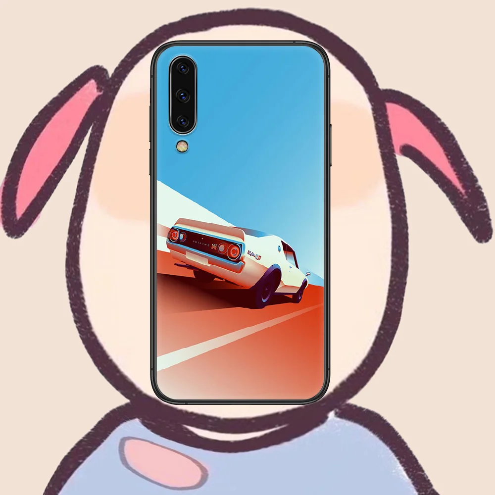 

Cool GTR Car Phone Case Cover For Samsung Galaxy A10 A11 A20 E A21 A30 A40 A41 A50 A51 A70 A71 A81 S 4G 5G black Back Silicone