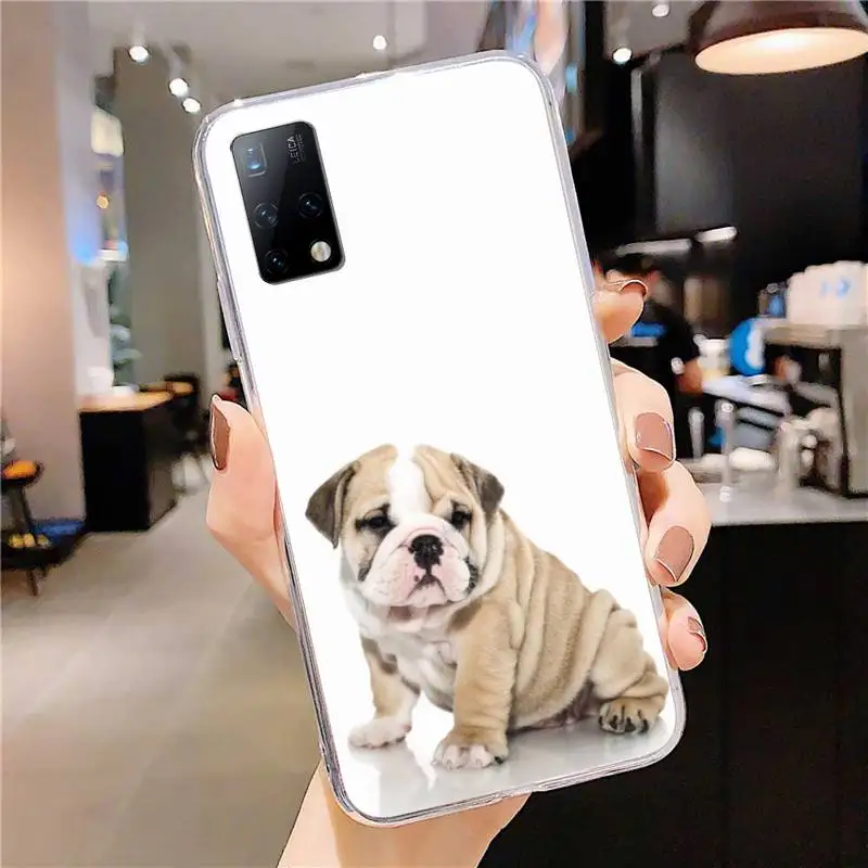 

Bulldog French Dog Phone Case for Samsung Galaxy S20 S10 Plus A21S A51 A71 Clear Cover Note 20 Ultra Lite Fundas Coque