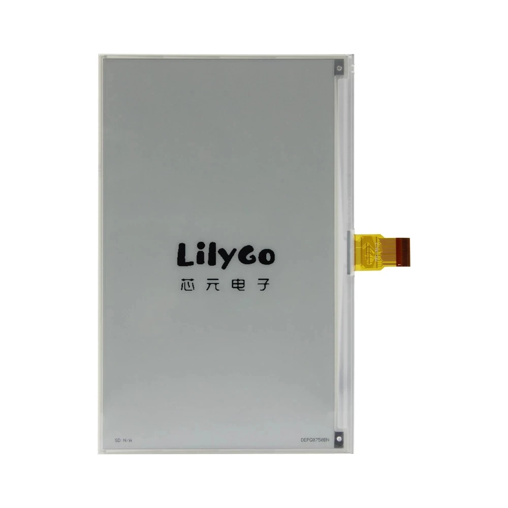 Enlarge LILYGO® 7.5 inch e-ink display compatible with T5 motherboard