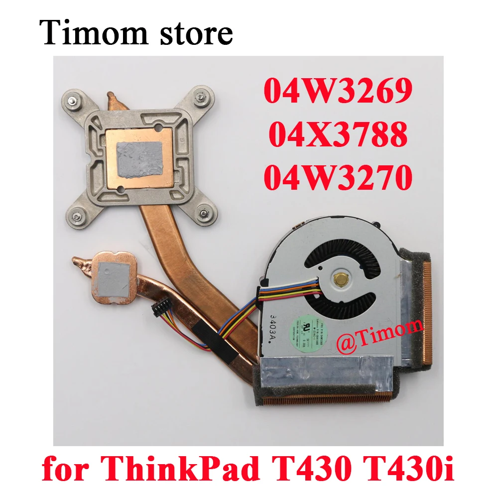

Кулеры для процессора ноутбуков T430 2342 2344 2345 2347 2350 ThinkPad T430i 2349 FRU PN 04W3269 04X3788 04W3270, радиатор процессора