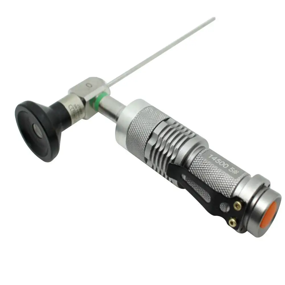 

4W Portable Handheld LED Cold Light Source Match 400lm Metal Fit For Endoscope