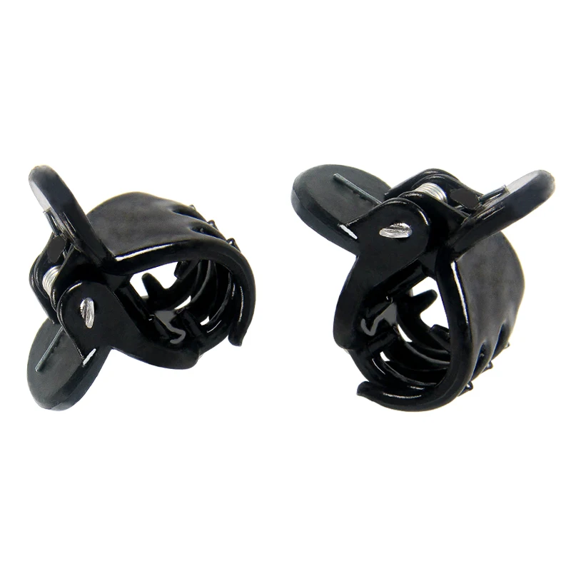 Новинка заколка-краб для волос девочек детская черная прозрачная коричневая