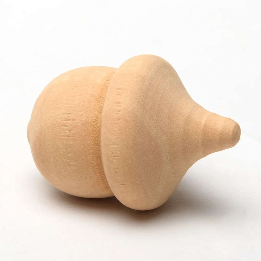 10 шт./компл. деревянные желуди свадебное украшение сделай сам необработанные