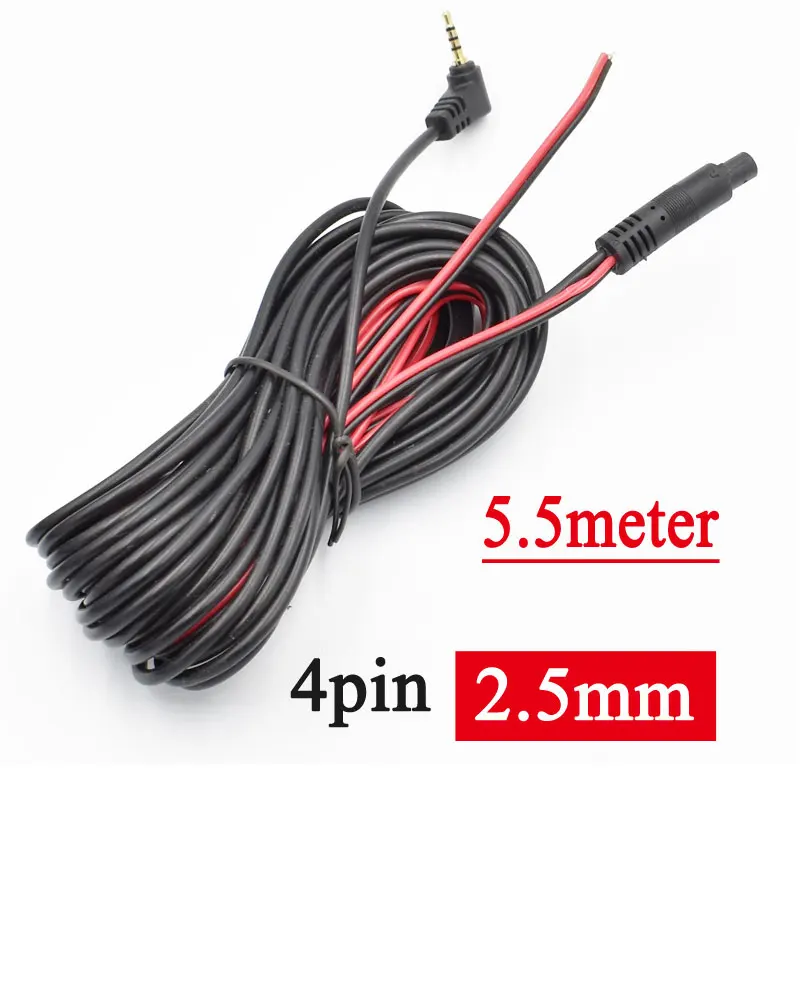 2,5 мм Джек Порты и разъёмы 4 Pin Видеорегистраторы для автомобилей заднего вида Камера автомобиля Парковка Камера