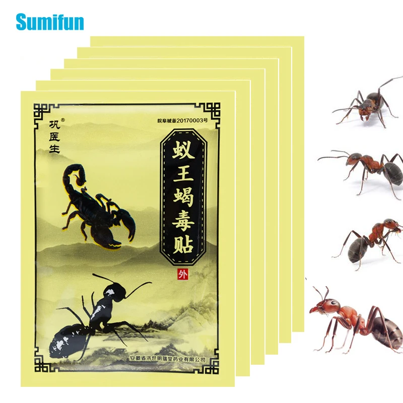 

8Pcs Ant Scorpion Venom Medical Plaster Orthopedic Heat Patches For Back Knee Arthritis Joints Muscle Rub Pain Relief Sticker
