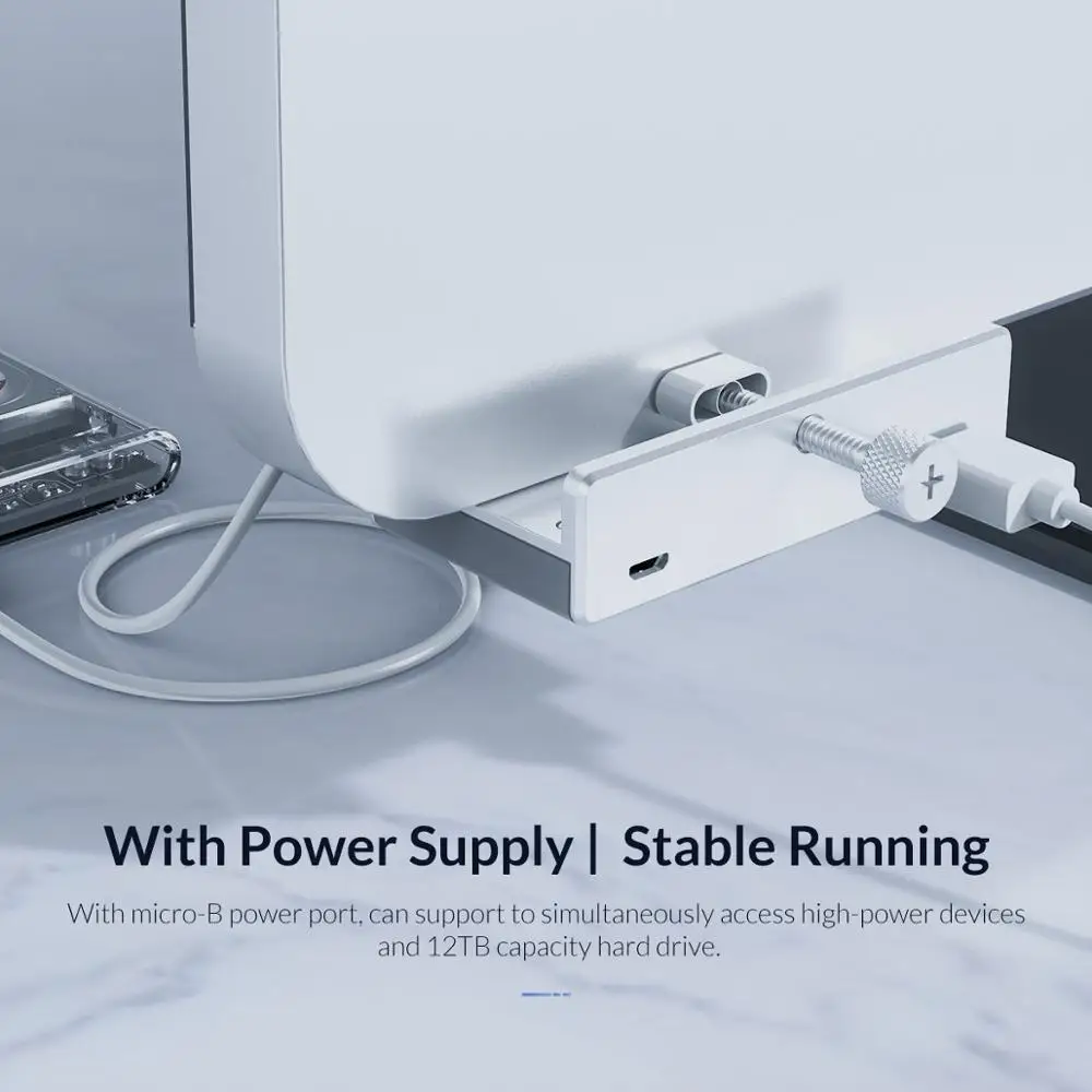 USB разветвитель ORICO MH4PU алюминиевый 4 порта 10 32 мм|USB-хабы| |