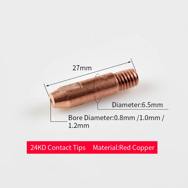 10 шт. 36KD Контактный наконечник MIG фонарь gun расходные материалы 0 8 мм 1 2 доступны