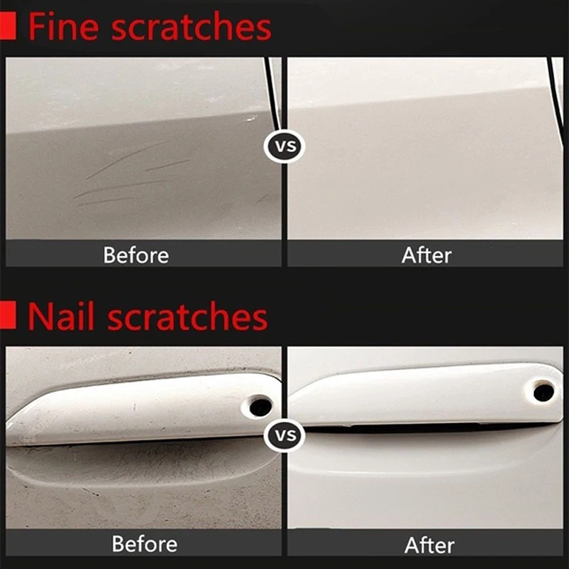 

Paint Car Scratch Repair Agent Repairing Set Tools Towel Polishing 50ml