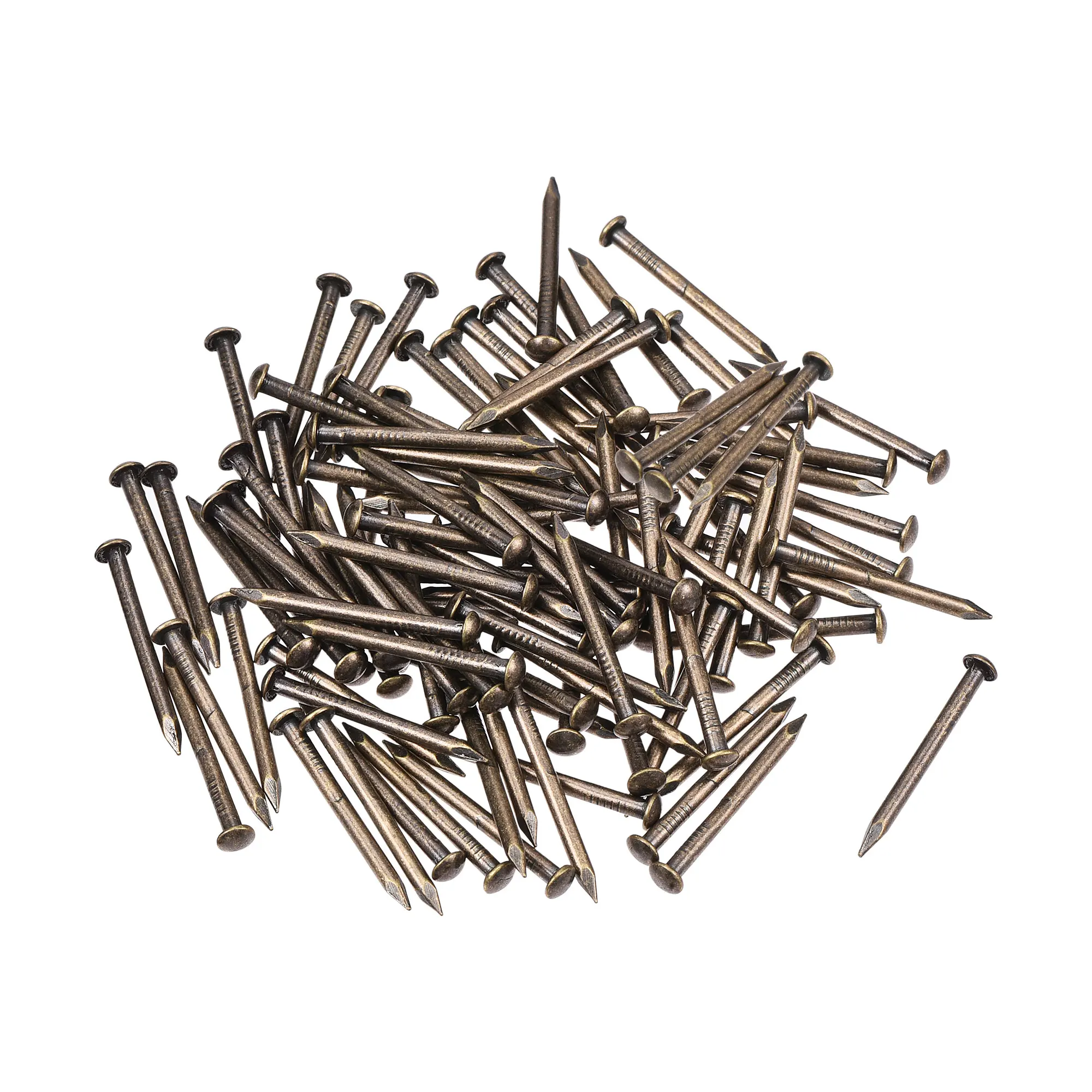 

Uxcell Small Tiny Brass Nails 2x25mm for DIY Wooden Hardware Accessories 100pcs