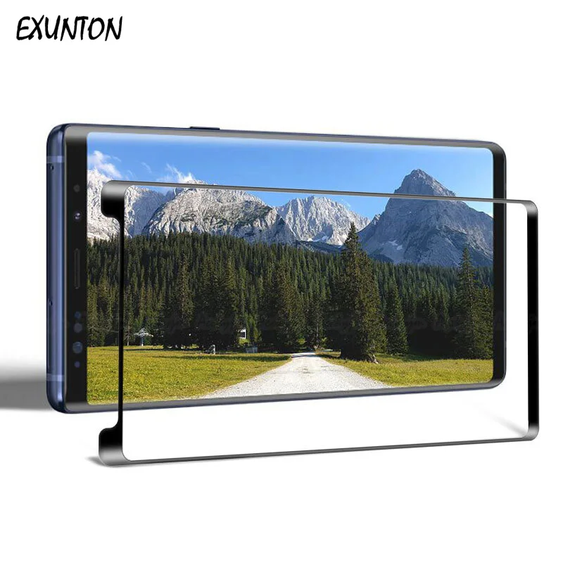 Чехол из закаленного стекла EXUNTON для Samsung Galaxy S9 S8 Plus Защитная пленка экрана S9Plus S8Plus
