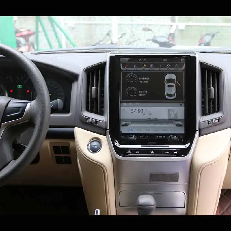 Android 9 0 автомобильный dvd мультимедиа для TOYOTA LAND CRUISER LC200 2016-с сенсорным экраном 12 1