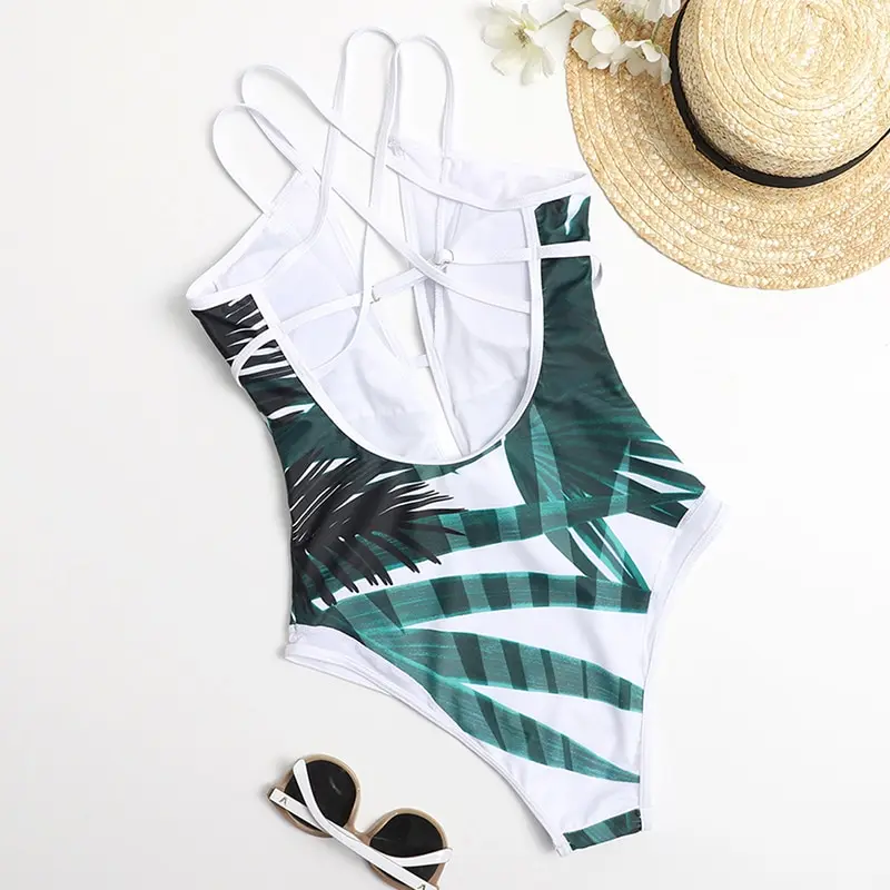 

2021 Padded Bikini Women's Swimming Suit One Piece Beach Swimsuit Swimwear Bathing Monokini Push Up