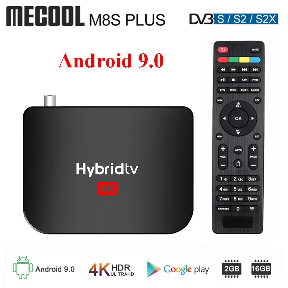 Приставка Смарт ТВ Mecool M8S PLUS Android 9 0 2 + 16 ГБ 4K|ТВ-приставки и медиаплееры| |