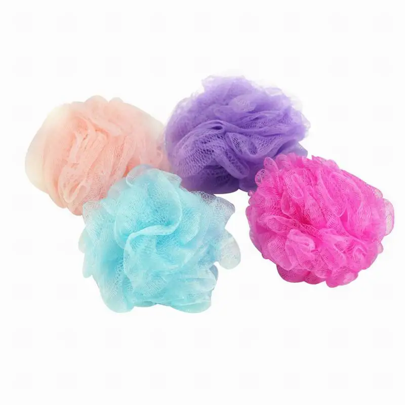 

Soft Shower Mesh Foaming Sponge Exfoliating Scrubber Colors Multiple Skin Ball Bathroom Cleaner Tool Cleaning Bath Bubble B X0T1