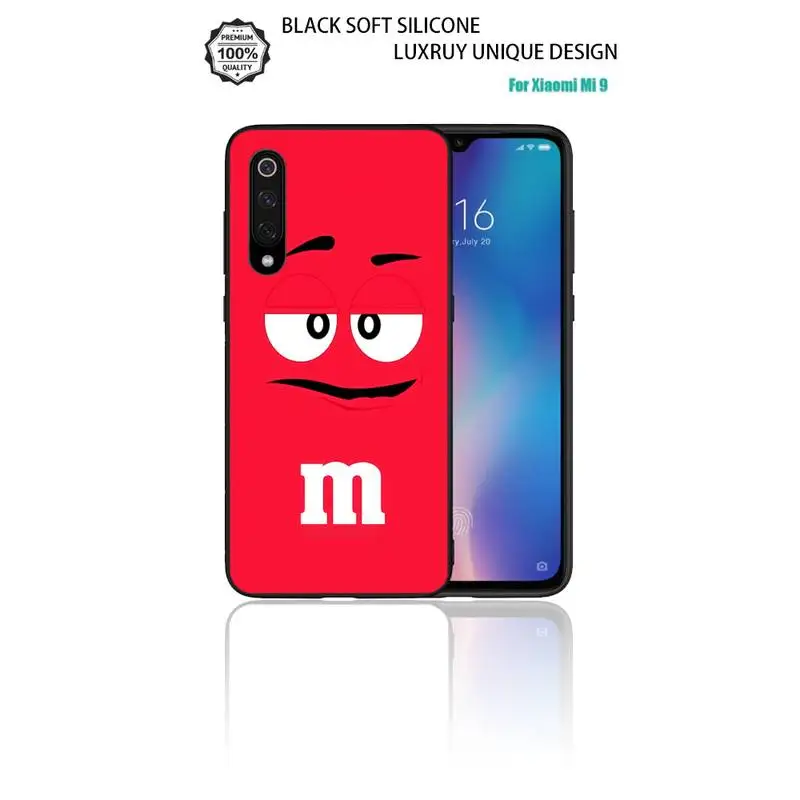 

Designs-M&M'S Phone Case For Xiaomi Note Max Mi 3 7 8 9se Redmi 7 7A 8 8t 10 Pro Lite