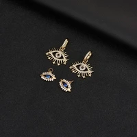 trendy cubic zirconia evil eye pendant necklace for women korean minimalist necklace girls gifts party jewelry
