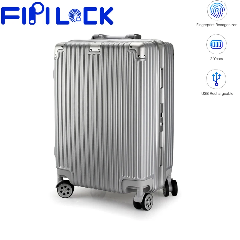 Fipilock FL T1 20 дюймовый умный Дорожный чемодан с блокировкой по отпечатку пальца