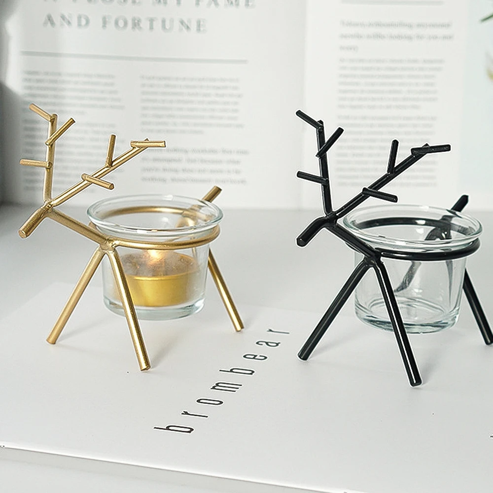 Рождественский подсвечник украшение для стола подарок на Рождество дома Новый