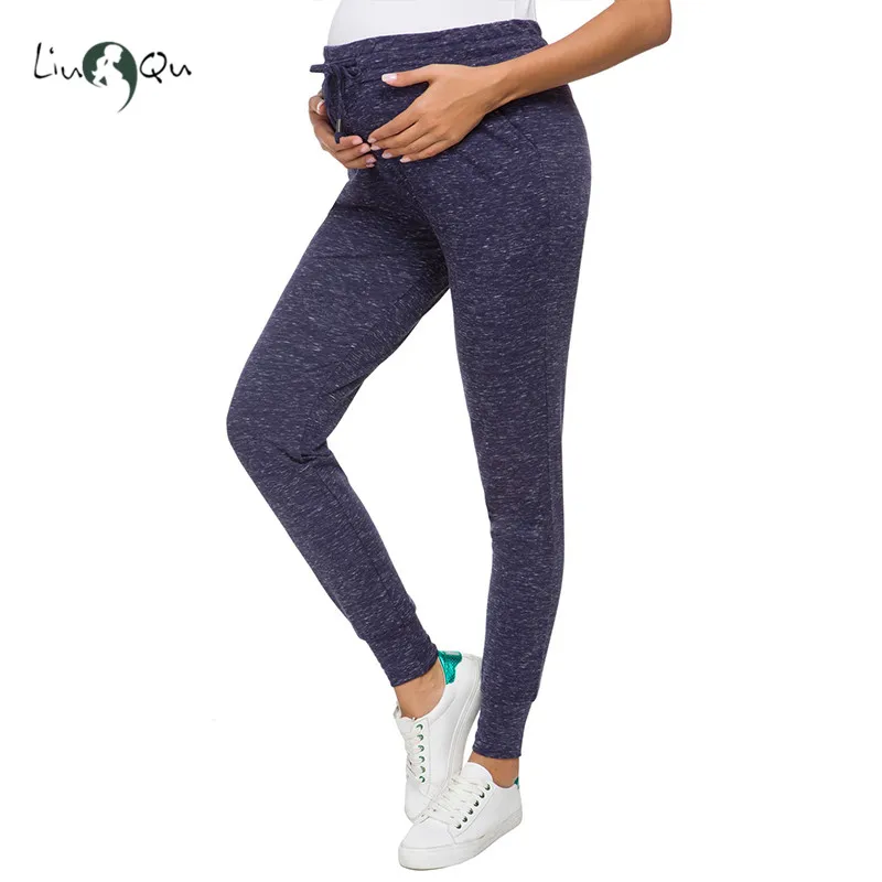 Женские Леггинсы для беременных брюки капри удобные штаны отдыха с карманами |