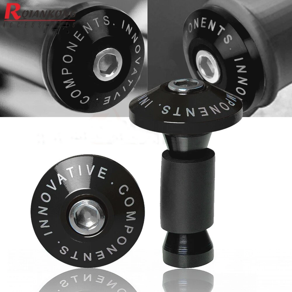 

7/8" 22mm Universal Motorcycle Bicycle GripsEns CNC Dirt Bike Handlebar Grips Bar Ends Caps Slider For Honda Yamaha Kawasaki BMW
