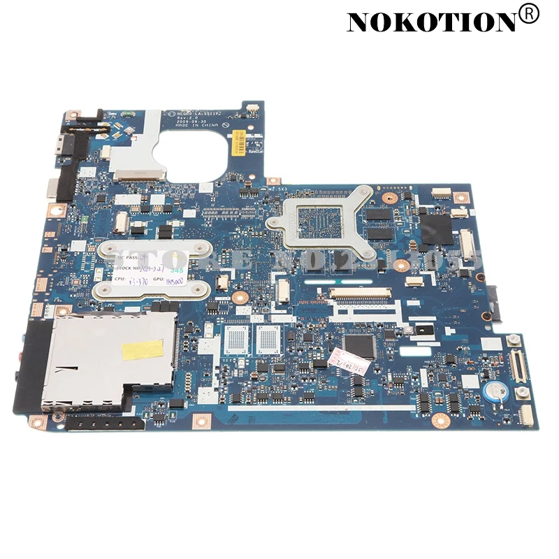 Материнская плата Nokotion MBPMN02001 MB.PMN02.001 для ноутбука Acer 5942G с процессором i3 |