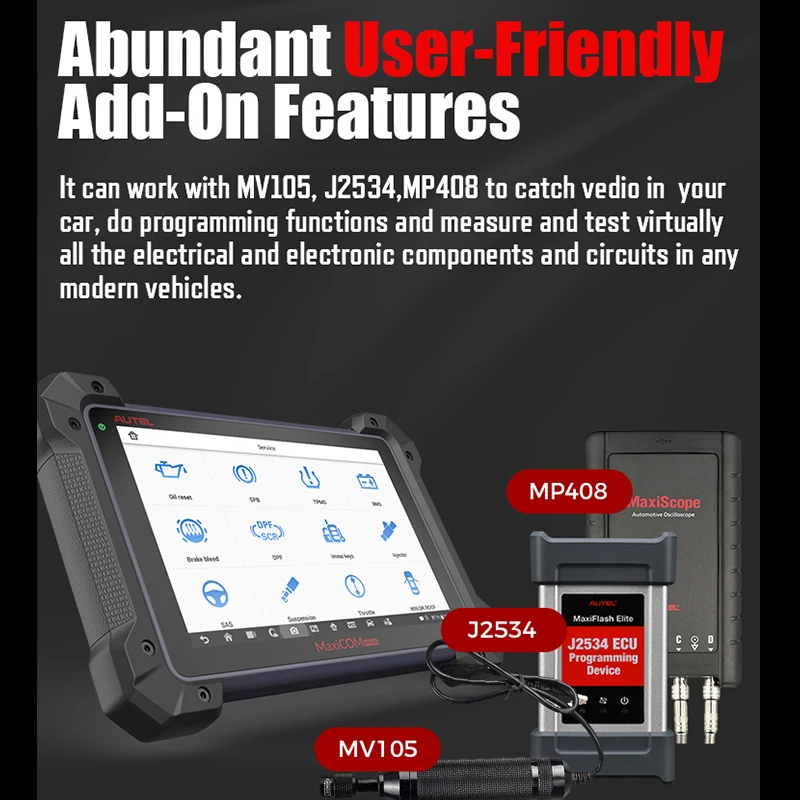 Autel MaxiCOM MK908 автоматический диагностический сканер PK MK908P MaxiSys Elite MS908 ECU