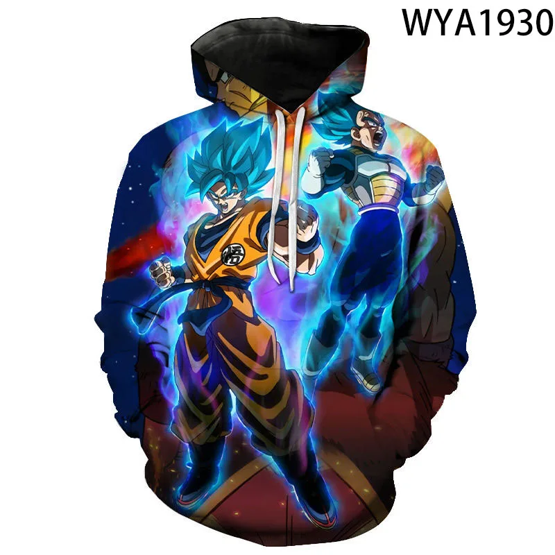 

Cartoon Anime 3D Print Dargon Sweetshirts For Men Spring Long Sleeve Fashion Women Hoodie Streetwear Children Oversize Clothes