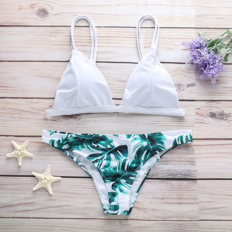 

Sexy Bikinis 2021 New Swimwear Women Swimsuit Female Bikini Set Print Bodysuit Bathing Suit Summer Biquini 2 Piece Set Women