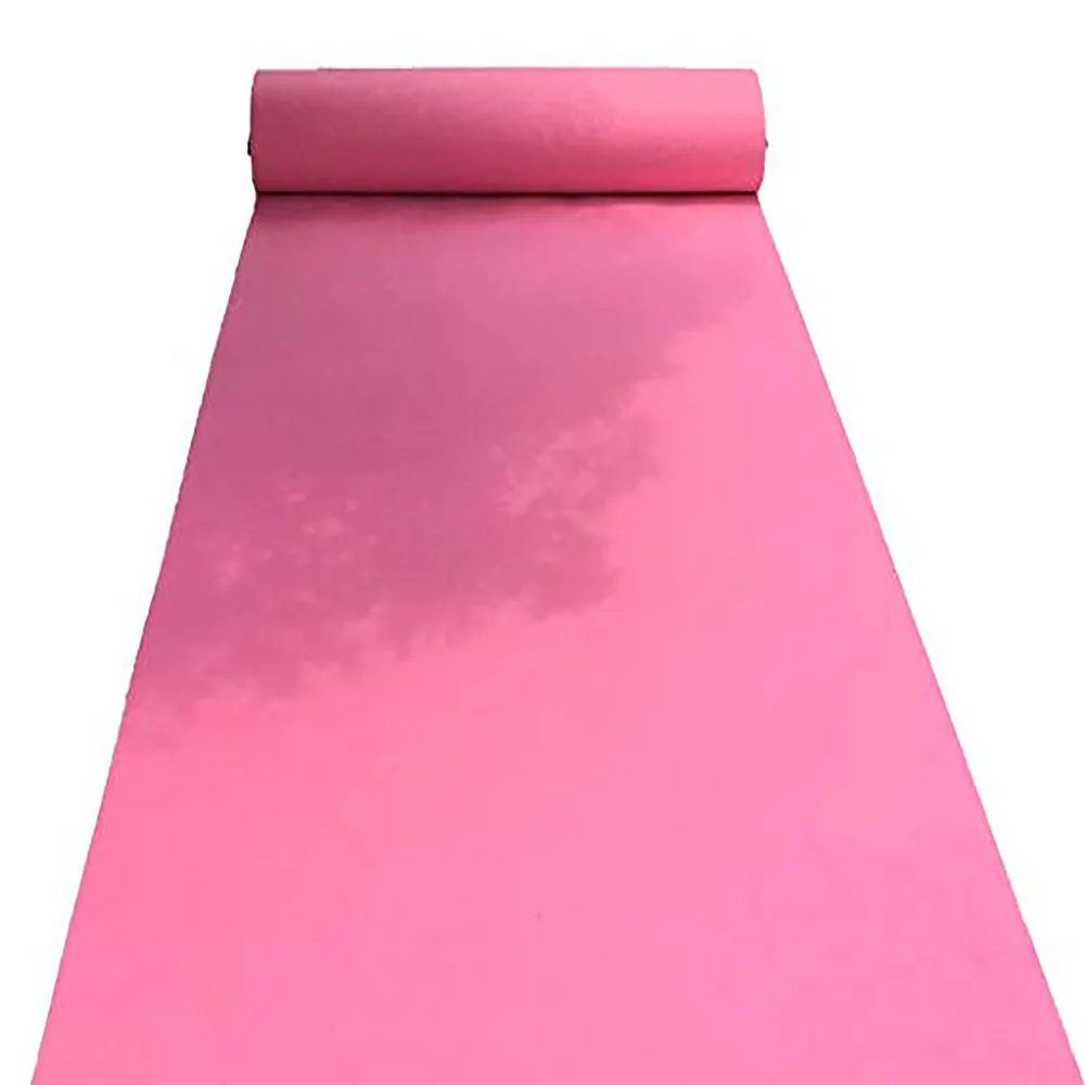 Розовый проход бегунов Свадебные аксессуары розовый ковровая дорожка коврики