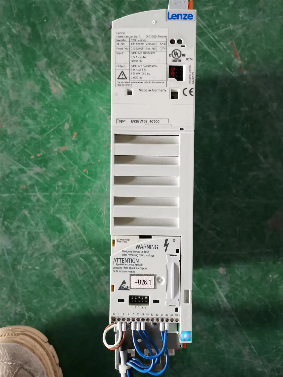 

E82EV152-4C000 inverter , used one , 90% appearance new , test goods , free shipping