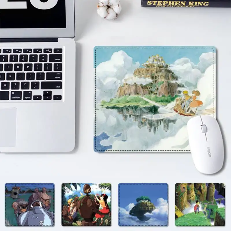 

Fashion Castle in the Sky office Mat Small Pads Family Laptop Gamer Rubber Mouse Mat MousePad Desk Gaming Mousepad Cup Mat