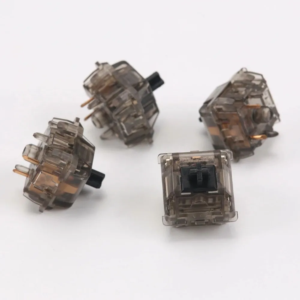 Переключатели чернил Gateron черный/красный/синий/желтый/Тихий черный(10 шт