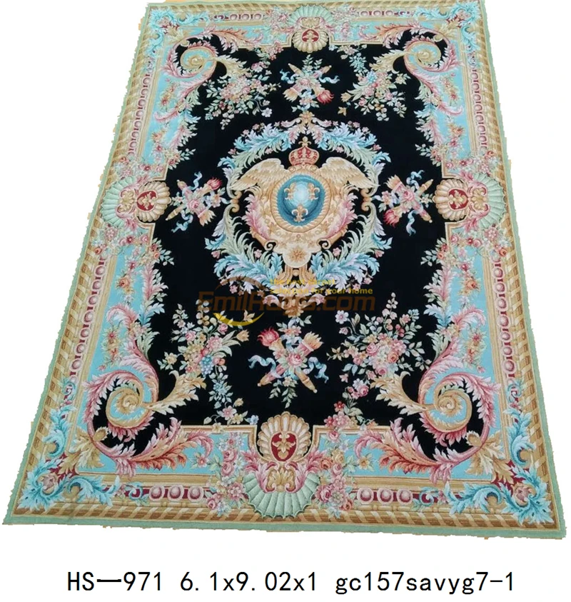 savonnerie carpet wool woven hand made rug carved | Дом и сад