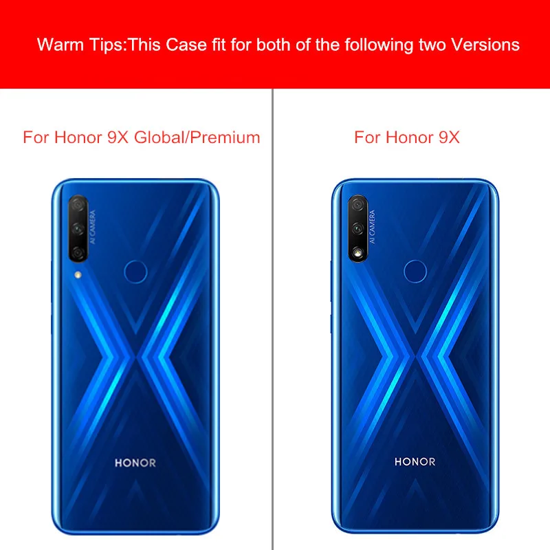 Защитный чехол для Honor 9X магнитный автомобильный держатель телефона ТПУ + ПК