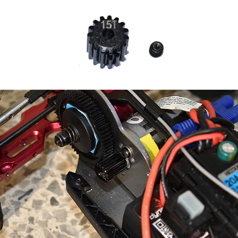 

Metal Harden Steel 45 Motor Gear for LOSI 1/18 Mini-T 2.0 2WD Stadium Truck RC Car Upgrades Parts